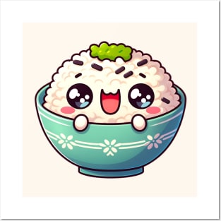 Adorable Rice Bowl Delight Posters and Art